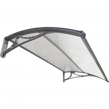 Wolder Brico BMA000005 Marquesina, Gris, 120x80x60 cm