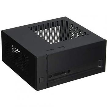 SilverStone SST-VT02B - Carcasa de ordenador silenciosa Vital Mini-STX, 0.6mm SECC, negro