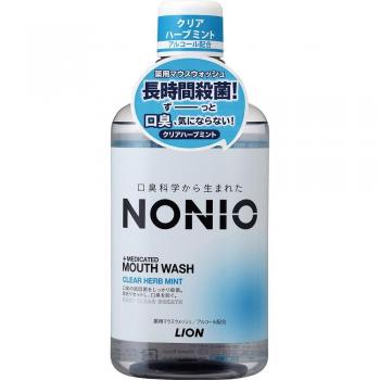 Lion Nonio Clear Herb Mint Mouthwash 600ml - Bad Breath Prevention Quasi-Drug