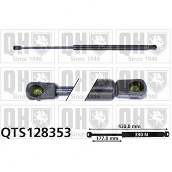Amortiguador hidráulico de maletero Quinton Hazell QTS128353 para 330 y 430