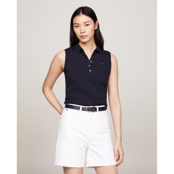 Tommy Hilfiger - Polo de mujer entallado sin mangas