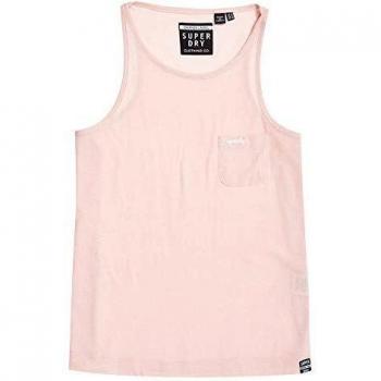 Superdry Camiseta Essential Tank Rosa Mujer XS Rosa