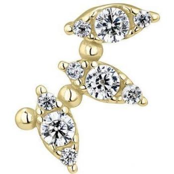 Piercing Shu de Plata 925 con baño de oro 18k