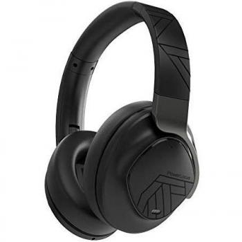 PowerLocus Auriculares con Active Cancelación de Ruido, Auriculares Bluetooth con Diadema, 70h de música, Auriculares Inalámbricos, Cascos Plegable, con Alta Fidelidad y Graves Profundos, Micrófono