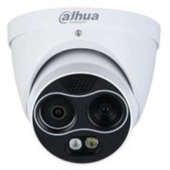Cámara IP Domo Lite Mini Híbrida Térmica Radiométrica + Visible Dahua DHI-TPC-DF1241-TB3F4-DW-S2, Resolución 256x192, 4MP, L
