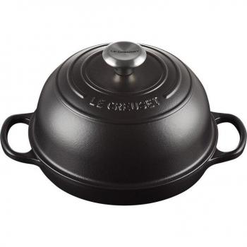 Le Creuset 24 cm Cast Iron Bread Baker - Black