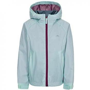 Trespass Impressed, Chaqueta impermeable para niña, menta claro, 11-12 años muchachas, Menta Chiara, 11-12 anni