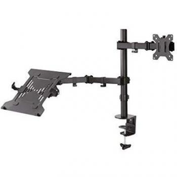 Soporte de Escritorio para Monitor y Portátil NewStar FPMA-D550NOTEBOOK, VESA 100x100, Capacidad Máxima 8Kg