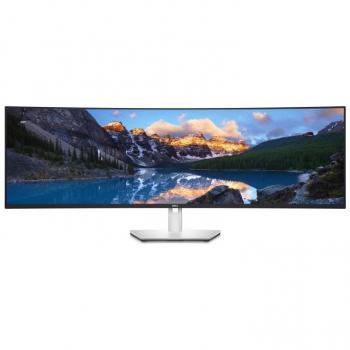 Dell UltraSharp U4924DW 49 5K Ultra HD LCD Monitor, 5120 x 1440 pixels, 14 ms response time, Black and Silver