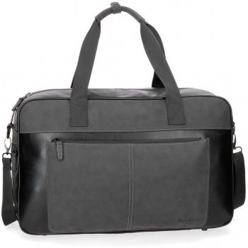 Pepe Jeans 7383561 Cranford Bolsa de Viaje, 50 cm, 36.45 litros, Negro