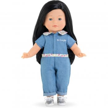 Muñeca bebé Corolle Ma Corolle Perrine - COROLLE azul, muñeca de 36 cm, cuerpo suave, con cabello y rostro pintado, vestida con ropa de algodón lavable, ideal para niños a partir de