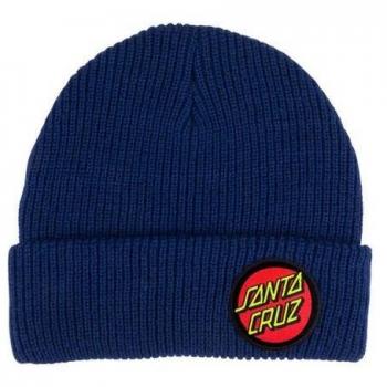 Gorro de invierno Santa Cruz Classic Dot Blue Cobalt - Material: acrílico, Estilo: clásico con diseño de puntos, Color: azul cobalto, Talla única, Ideal para clima frío
