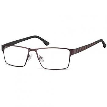 Rectángulo Montura Completa Metálico Marrones Armazones para Hombre - SmartBuy Collection