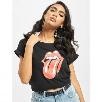 Merchcode Women's Plus Size Rolling Stones Tongue T-Shirt