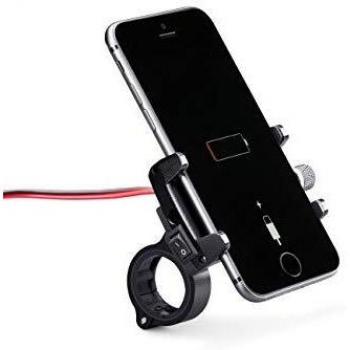 Cargador de mobiles para Motos-Aluminio, Puerto de Carga USB. Ideal para Viajes Largos-MH-Pro USB