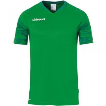 Camiseta de Manga Corta Uhlsport Goal 25 Unisex Verde Infantil