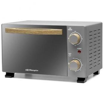 Horno De Sobremesa Orbegozo HO 995, 800W, Capacidad 10L, Diseño Nórdico, Gris
