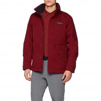 Columbia Boundary Bay Jacket Chaqueta Impermeable, Hombre, Red Element, Talla XL