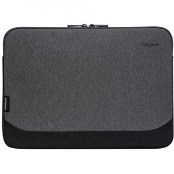 Targus Funda Cypress con EcoSmart, funda para ordenador portátil de 13-14 con protector de espuma, funda acolchada hecha con botellas recicladas – Gris, TBS64602GL