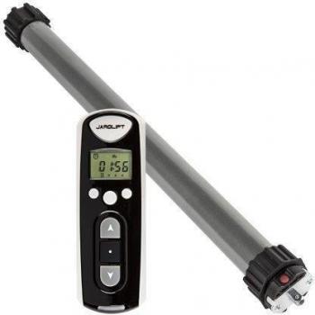 jarolift 1x Motor Tubular Electrónico para Persianas TDEF 10 Nm/13, Incluye Mando a Distancia de 4 Canales con Timer Integrado TDRCT 04