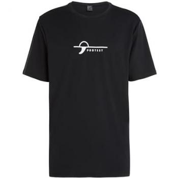 Camiseta de Surf para Hombre Protest PRTLEGUNDI - Manga Corta, Color Negro, Talla XL