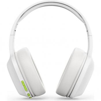 Auriculares Inalámbricos Hama Spirit Calypso II Diadema Bluetooth 60h de Batería con Refuerzo de Graves Verde, Gris y Blanco