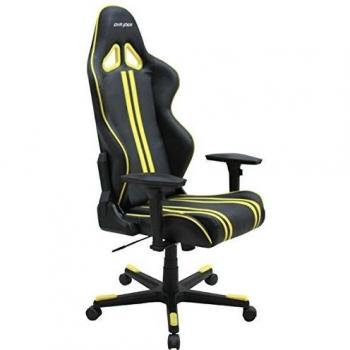 DXRacer R-Series - Silla de oficina, color negro y amarillo
