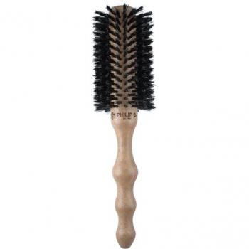 PHILIP B Large Round Hairbrush 65 mm - Cepillo redondo para el cabello, con diámetro de 65 mm, diseñado para crear volumen y ondas en el cabello, mango ergonómico para un agarre cómodo, cerdas de