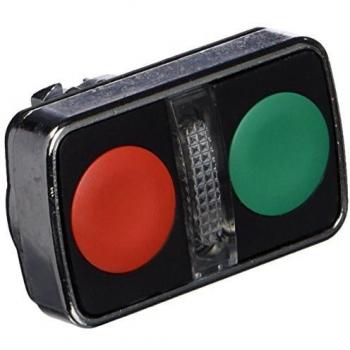 Schneider Electric ZB4BW7A3740 Cabeza Pulsador de Dos Accionada, Ø 22, IP66, IP69 K