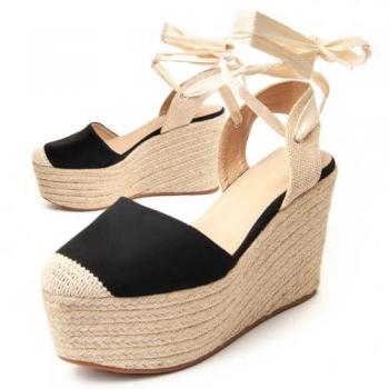 Esparto De Cuña Para Mujer Montevita Spartsum20 90004 Negro Talla: 41