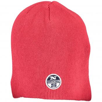North Sails Chic Red Cotton Cap with Iconic Logo