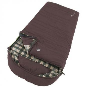 Outwell Saco De Dormir Camper Supreme - Saco de dormir, diseño ergonómico, aislamiento térmico eficiente, tejido exterior resistente al agua, interior suave y cómodo, cremallera bidireccional, capacidad para temperaturas bajas