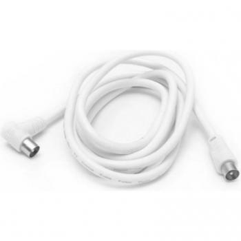 Cable coaxial de antena de televisión 2,5 m tipo F macho a macho