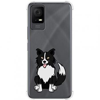 Funda Silicona Antigolpes TCL 406 Diseño Perros 01