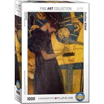 Puzzle Eurographics Gustav Klimt La Música - 1000 piezas
