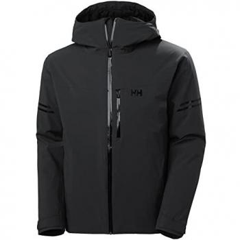 Chaqueta Helly Hansen Swift Team Negra con capucha, PrimaLoft, para esquí, tamaño XXL