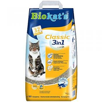 Biokat's Classic 3-in-1 Clumping Cat Litter - 10L
