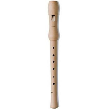 B9565 Musica Flauta dulce soprano alemán, simple, peral nat