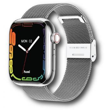 Reloj inteligente Genius Plata con Correa de Malla