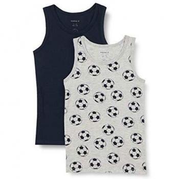 Name It Boy - Camiseta interior para niño, color gris