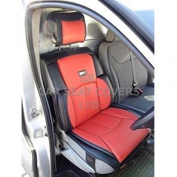 2015para adaptarse a un Ford Transit Custom Van, fundas de asiento, Recaro deportes, rojo/negro YS06