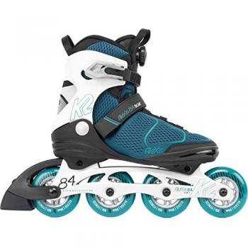 K2 Skate Patines En Línea Alexis 84 Boa Verde Azulado Mujeres EU: 40 (UK: 6.5 / US: 9) Azul petróleo Blanco