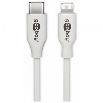 Cable de carga y sincronización USB-C a Lightning, 0.5 m, MFi, color blanco