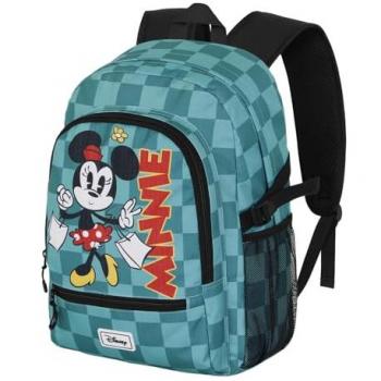 Mochila Disney Minnie Mouse Indigo Fight Fan 2.2, Turquesa, 31 x 44 cm, Capacidad 24 L
