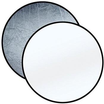 BRESSER BRTR8 reflector plegable platablanco 110cm redondo