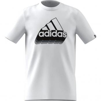 Camiseta adidas Bos Retro para niños en color azul modelo IC4548