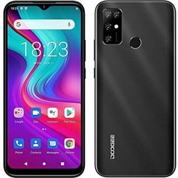 Teléfono Móvil Android 11 DOOGEE X96 Pro, Octa Core 4GB RAM 64GB ROM, Batería 5400mAh, Cámara Cuádruple 13MP, Pantalla HD+ 6,52 Pulgadas, Smartphone Dual SIM + SD