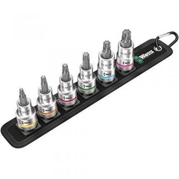 Wera 6 Piece 1/2 Drive Zyklop Torx HF Bit Socket Set