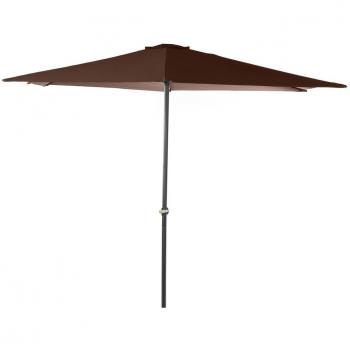 Sombrilla DKD Home Decor Marrón Acero (270 x 270 x 250 cm)