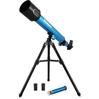 Tele-Science 23033 30/60 Power - Telescopio astronómico con trípode de aluminio, 50 mm